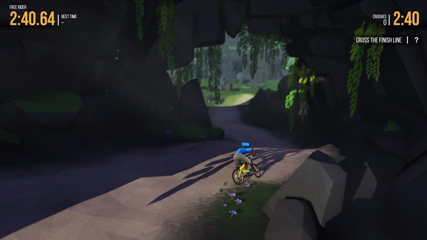 #3. Lonely Mountains: Downhill - Eldfjall Island (Windows) By: Megagon Industries