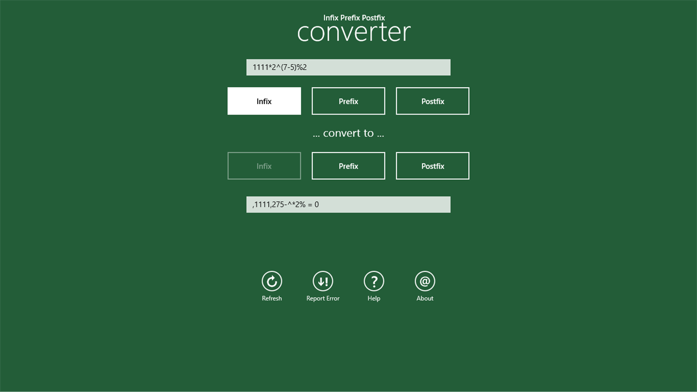#1. Infix Prefix Postfix (Windows) Podle: Yazdipour