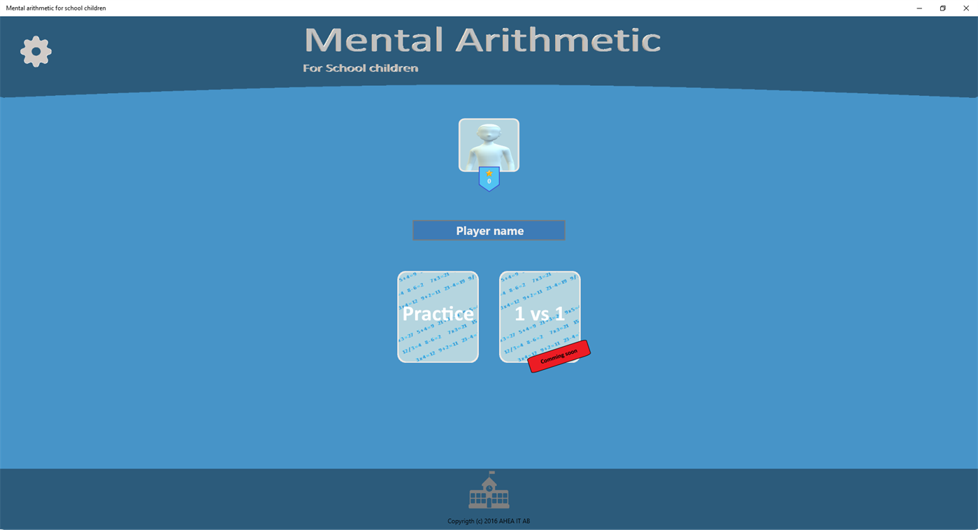 #1. Mental arithmetic for school children - free (Windows) Podle: AHEA IT