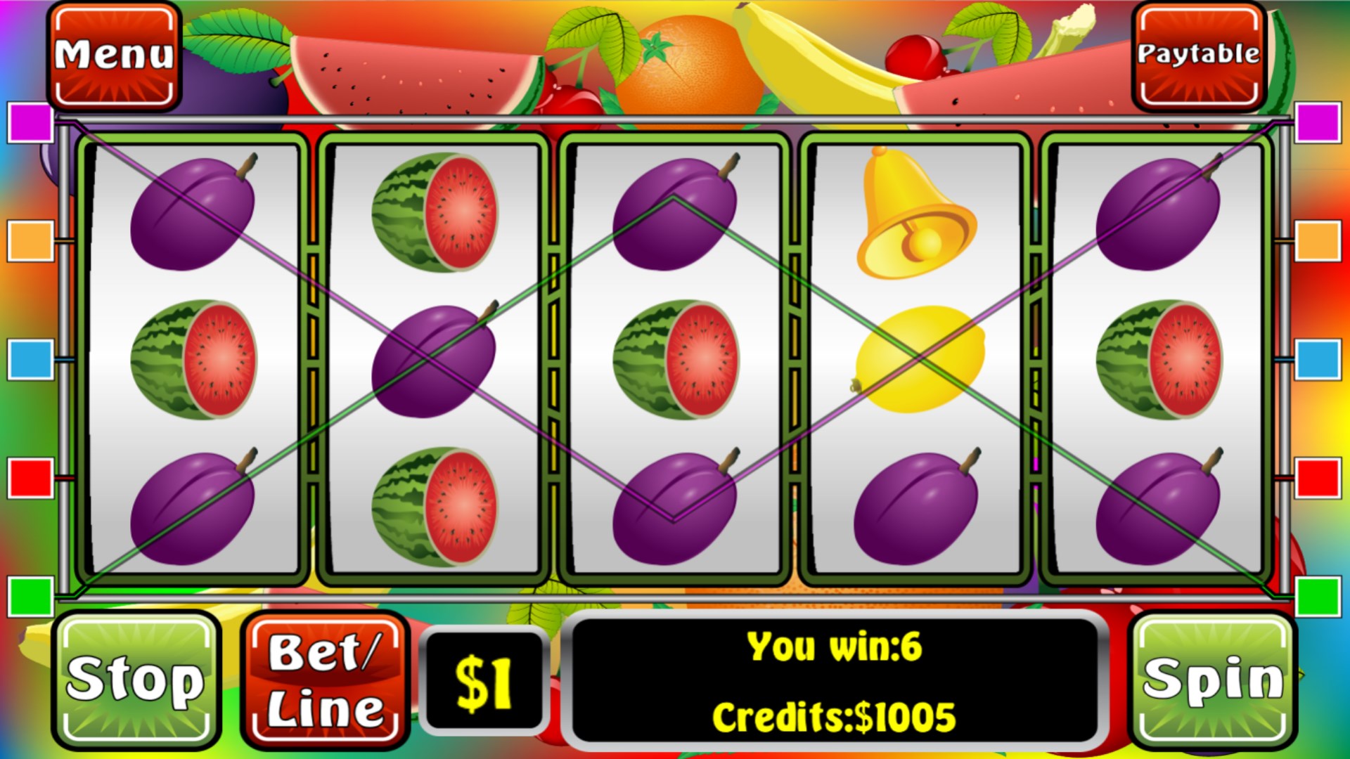 Free 5 line slot machine