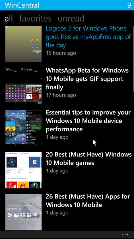 WinCentral Screenshots 1