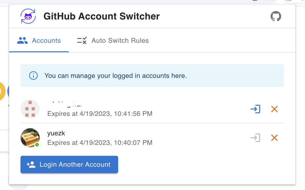 GitHub Account Switcher