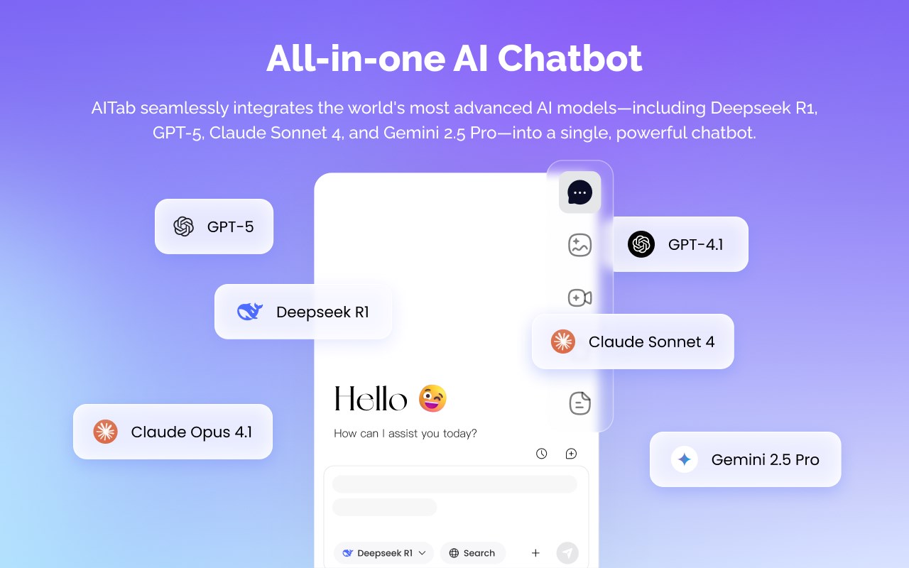 AITab: Chat GPT Sidebar | All in one AI Assistant