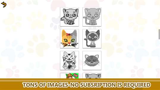 Cats Color By Number - Pixel Art Animals Coloring Book screenshot 4