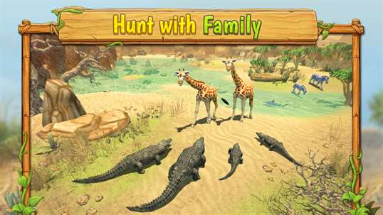 Crocodile Family Sim : Online screenshot 3