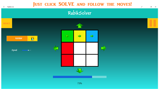 RubikSolver screenshot 2