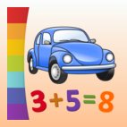 Colorie les voitures selon les numéros - Gratuit