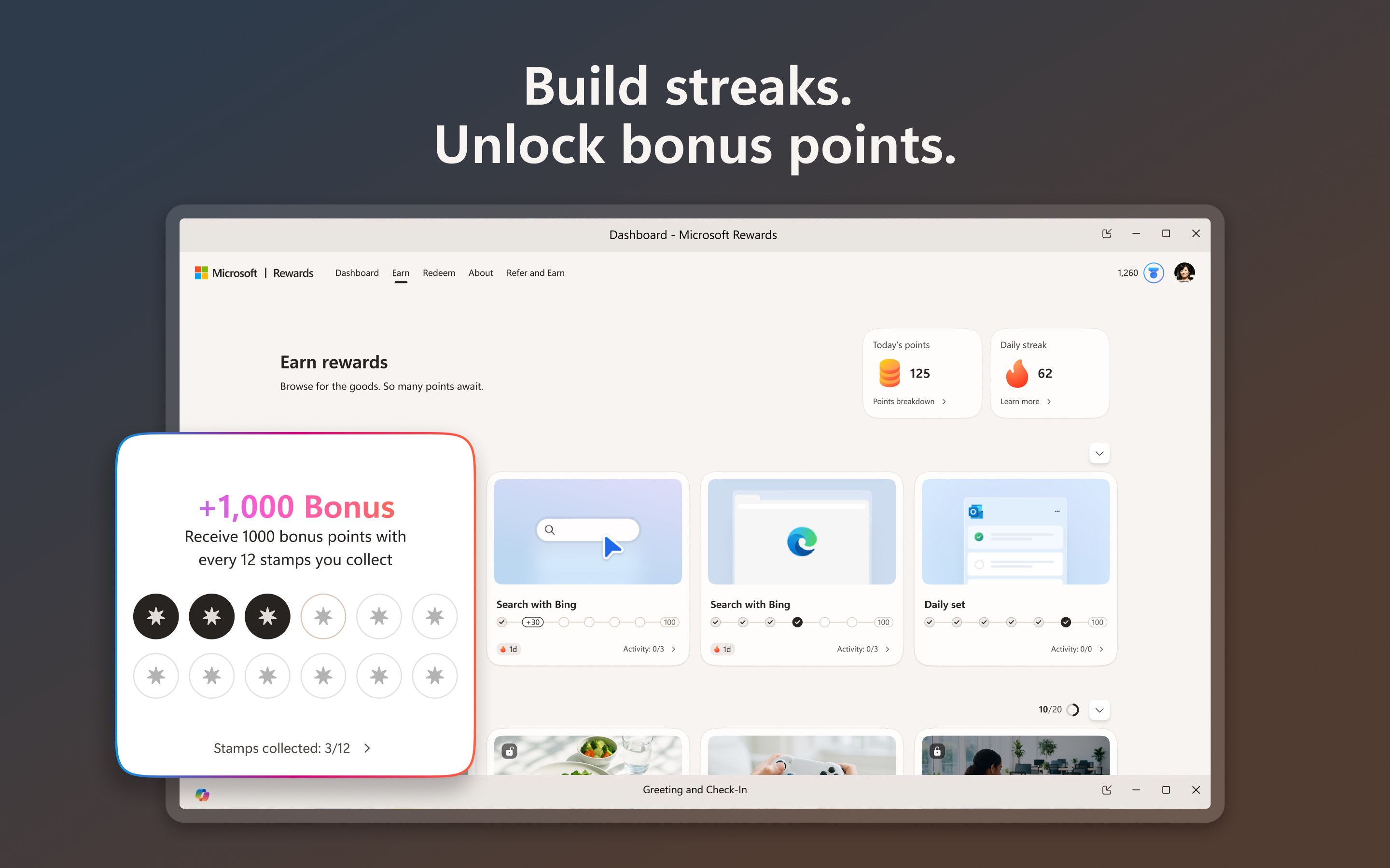 Microsoft Rewards screenshot