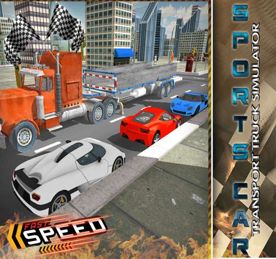Sports Car Transport Truck Simulator screenshot 4