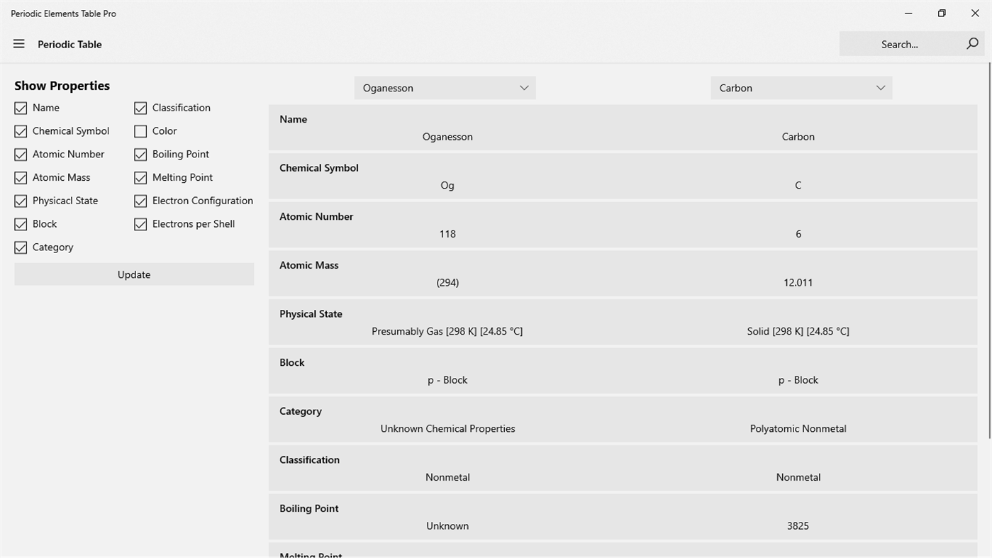 #6. Periodic Elements Table Pro (Windows) Av: Orman Faghihi Mohaddes