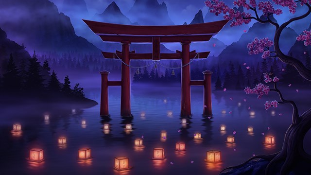 AAA Dynamic Scenes - Tori Lantern Festival Dynamic Scene screenshot 1