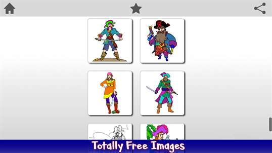 Pirates Color by Number - Coloring Book Pages screenshot 1