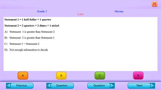 QVprep Lite Learn Math Grade 1 screenshot 9