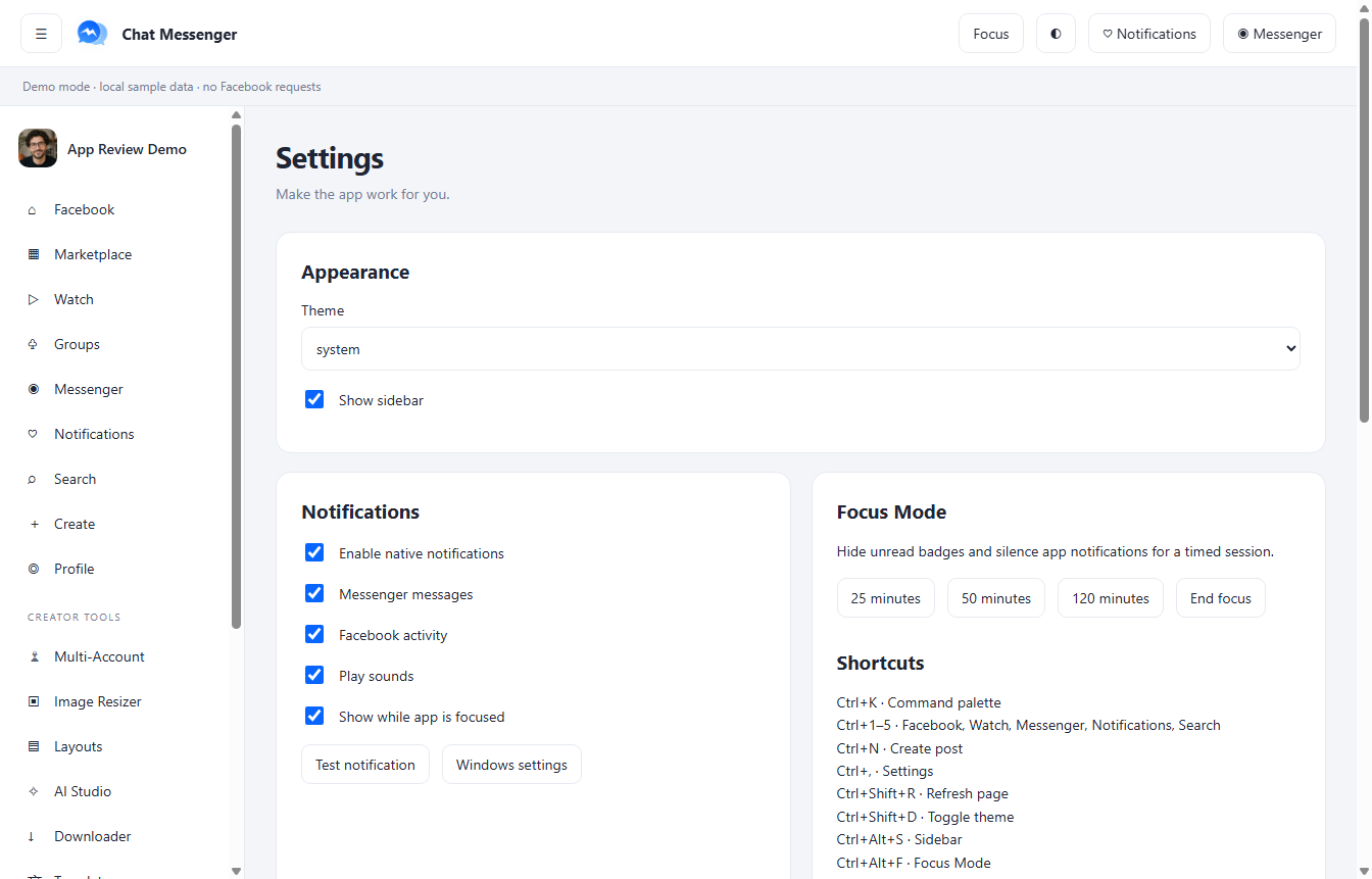 Chat AI Messenger screenshot