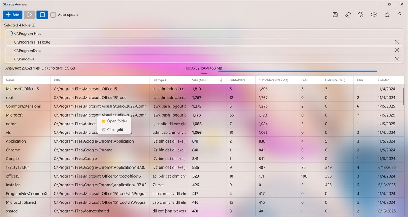 #3. Storage Analyser (Windows) Av: Alexander Komarov
