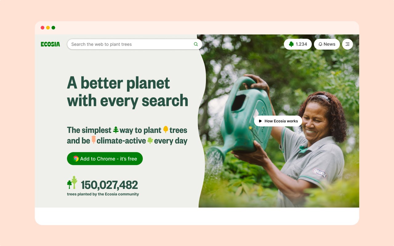 Ecosia - The search engine that plants trees