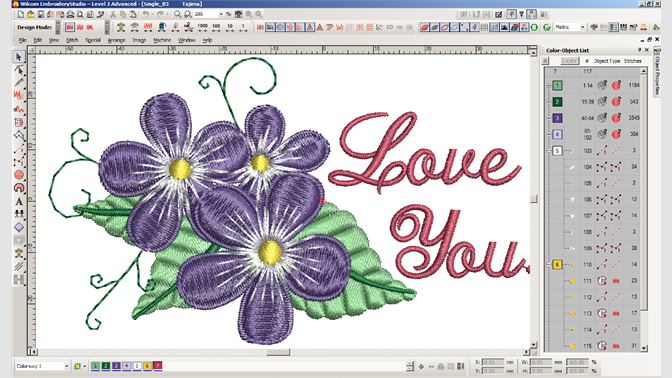 wilcom embroidery studio e3 editing