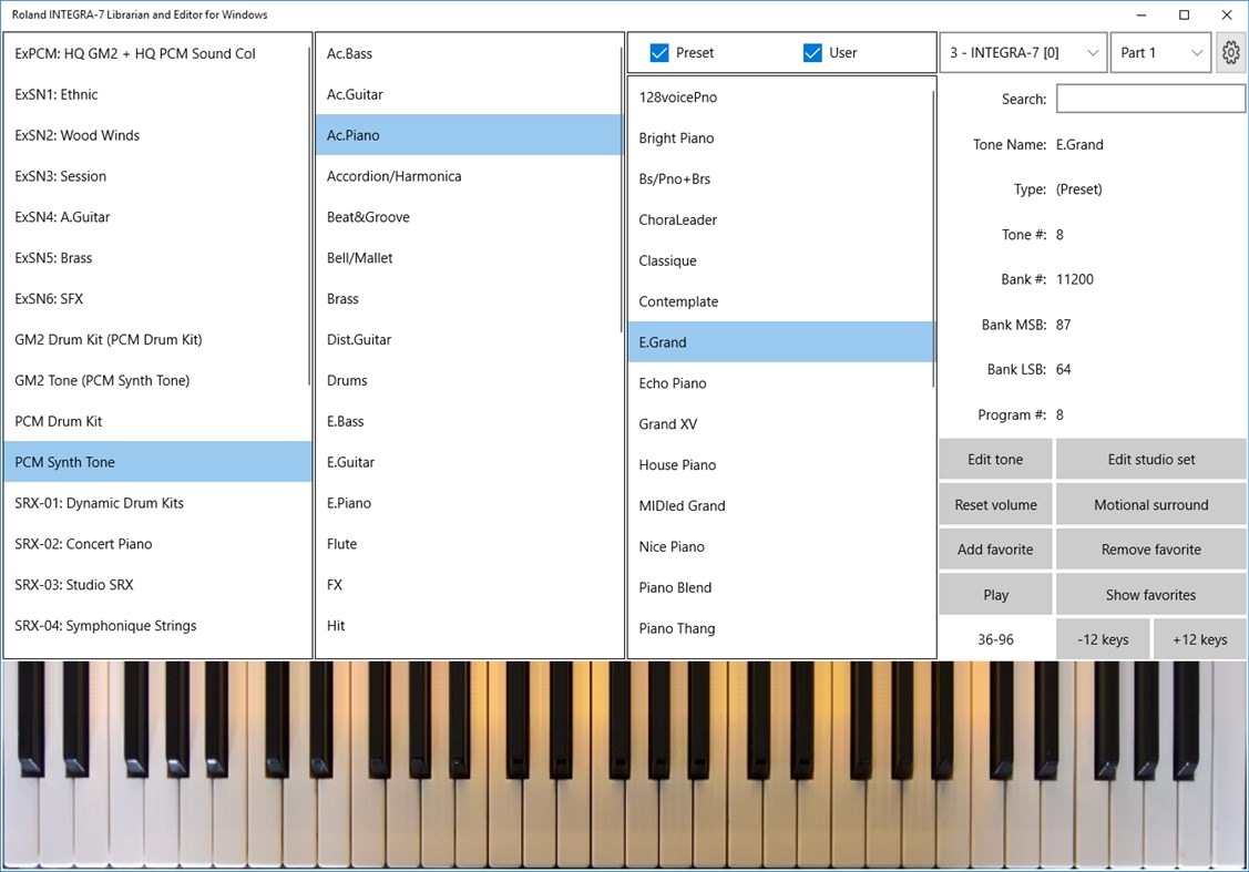 #1. Roland INTEGRA-7 Librarian and Editor for Windows (Windows) By: MrMartin