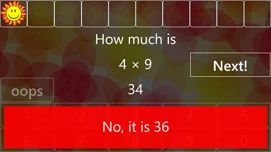 Multiplication Table 8+ screenshot 3