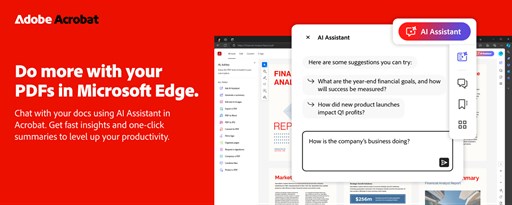 Adobe Acrobat: PDF edit, convert, sign tools marquee promo image