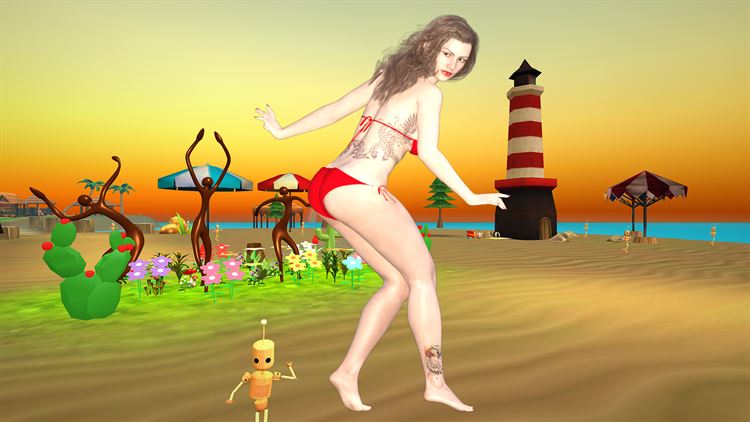 【图】Red Sexy Bikini Beach Dancer[HD+](截图3)