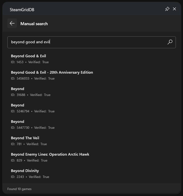SteamGridDB for Xbox screenshot
