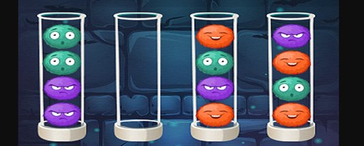Fluffy Balls Sorting Game marquee promo image