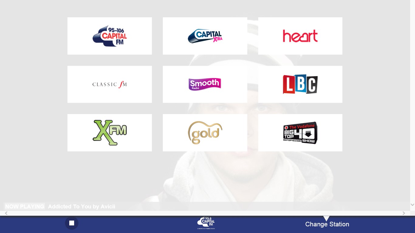 Capital FM Radio App for Windows 10
