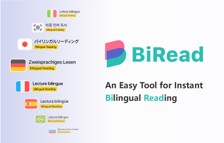 BiRead - Website’s Parallel Translation | Bilingual Subtitles small promo image