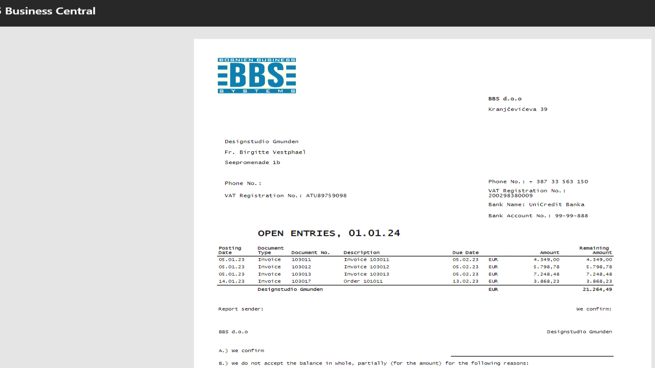 Snapshot 2 of Localization for Bosnia and Herzegovina market