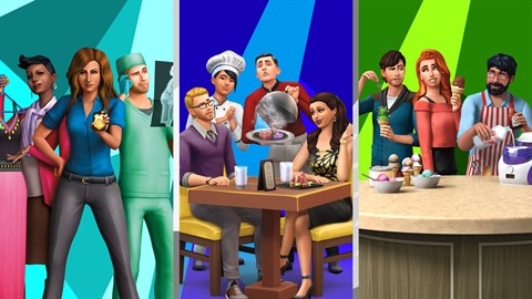 Los Sims™ 4 Colección: ¡A Trabajar!, Escapada Gourmet y Cocina Divina