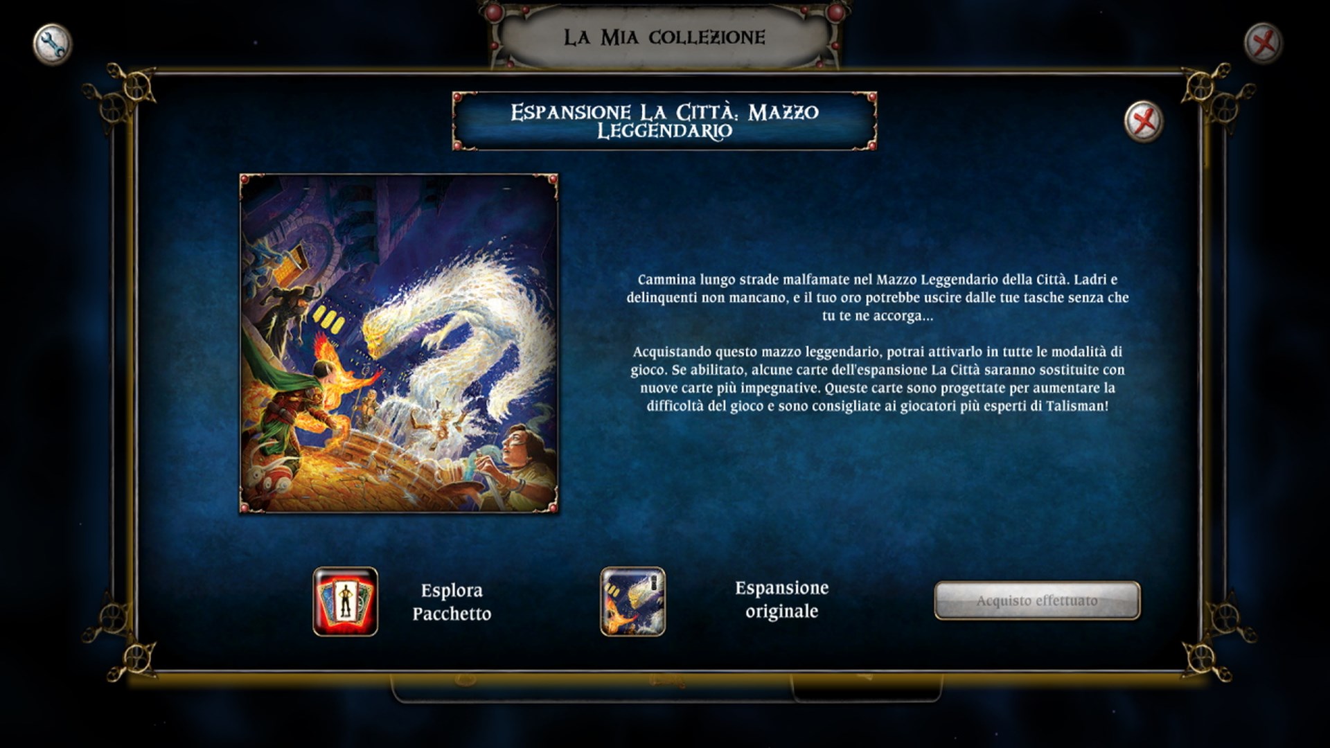 Talisman - The City Expansion: Legendary Deck | Xbox | Chiave | Privato