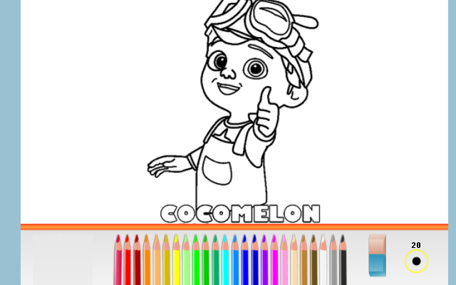 Cocomelon Coloring Book Game