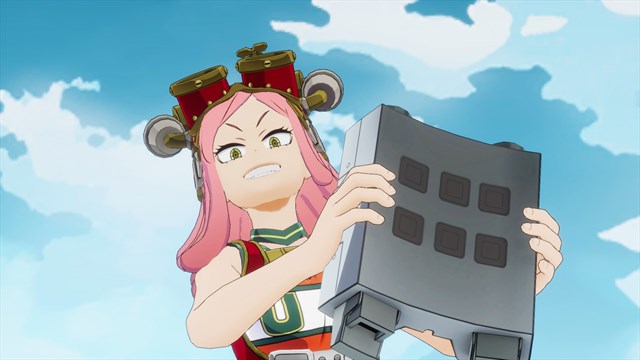 MY HERO ONE'S JUSTICE 2 Cheerleader Costume Mei Hatsume screenshot 2