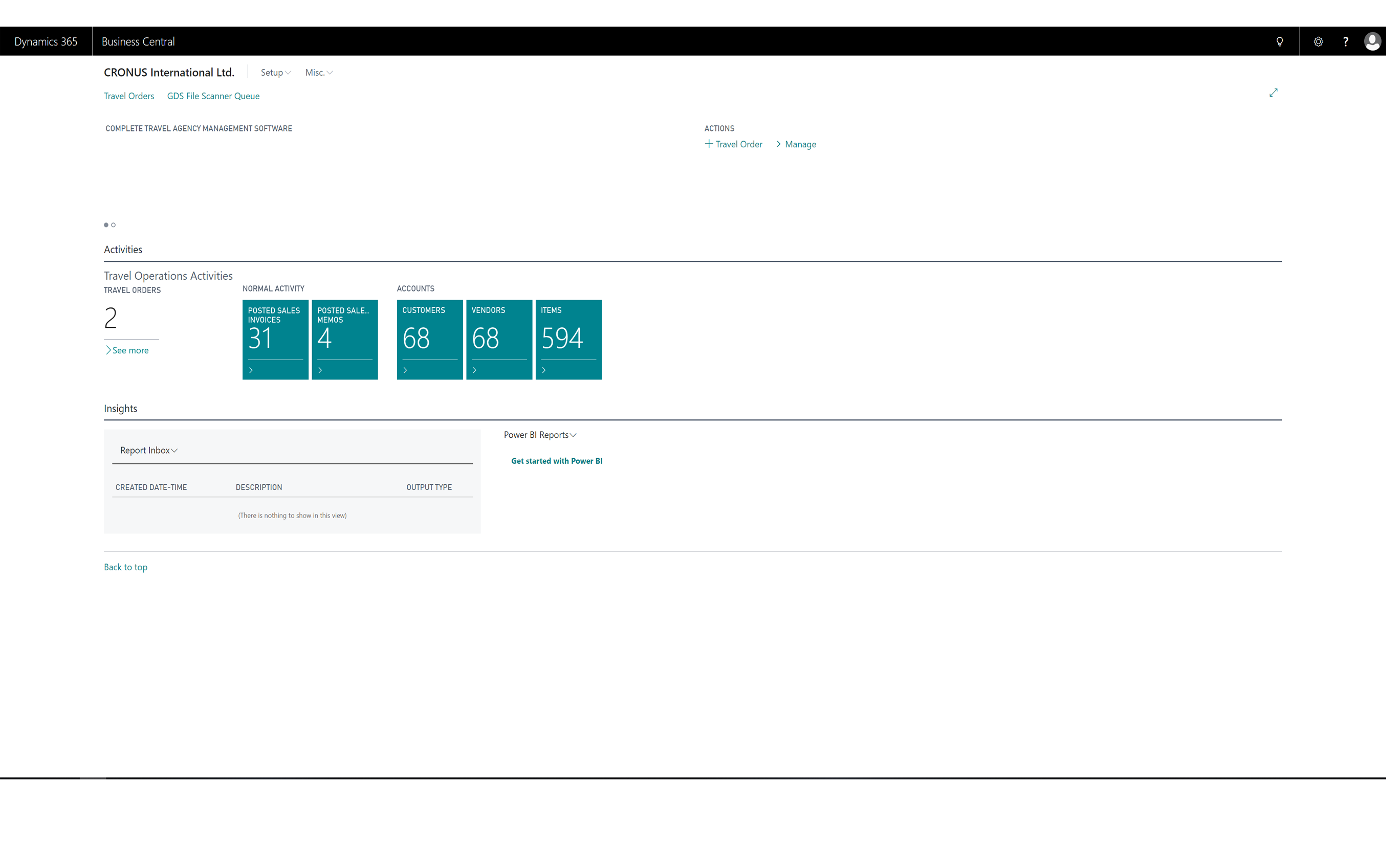 Snapshot 4 of TravelOperations Business