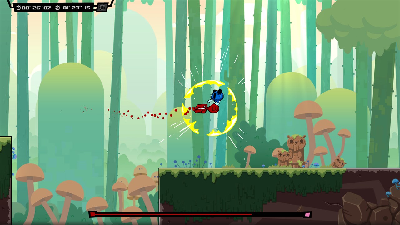 Super Meat Boy Forever screenshot 1