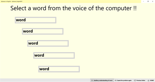 Aphasia_English001 screenshot 3