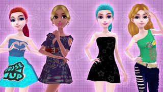 green emerald velvet dress Famous Doll Fashion: Star Show Makeup and Dress Up Girls Games