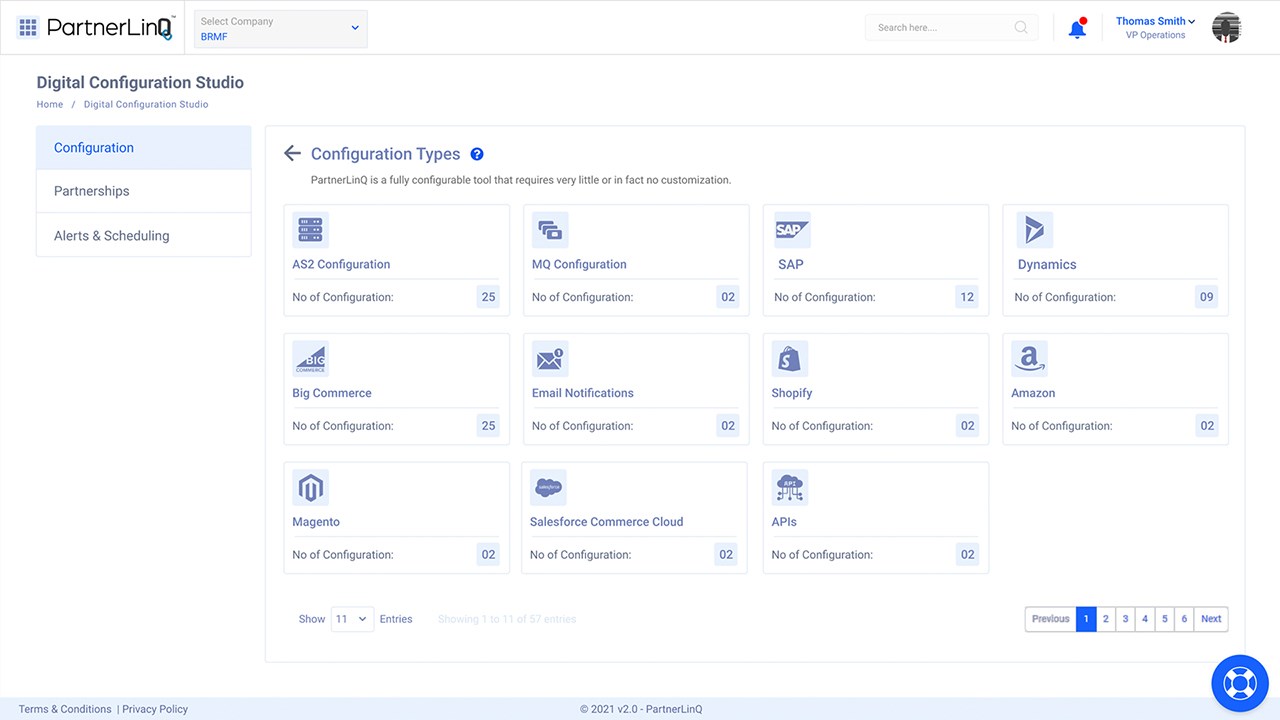 Snapshot 5 of PartnerLinQ -Unified digital connectivity solution