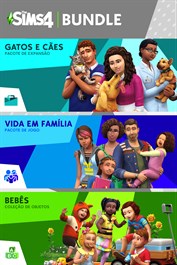 The Sims™ 4 Bundle - Gatos e Cães, Vida em Família, Bebês Coleção de Objetos