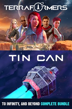 Cover poster for Terraformers + Tin Can - To infinity, and beyond Complete bundle!