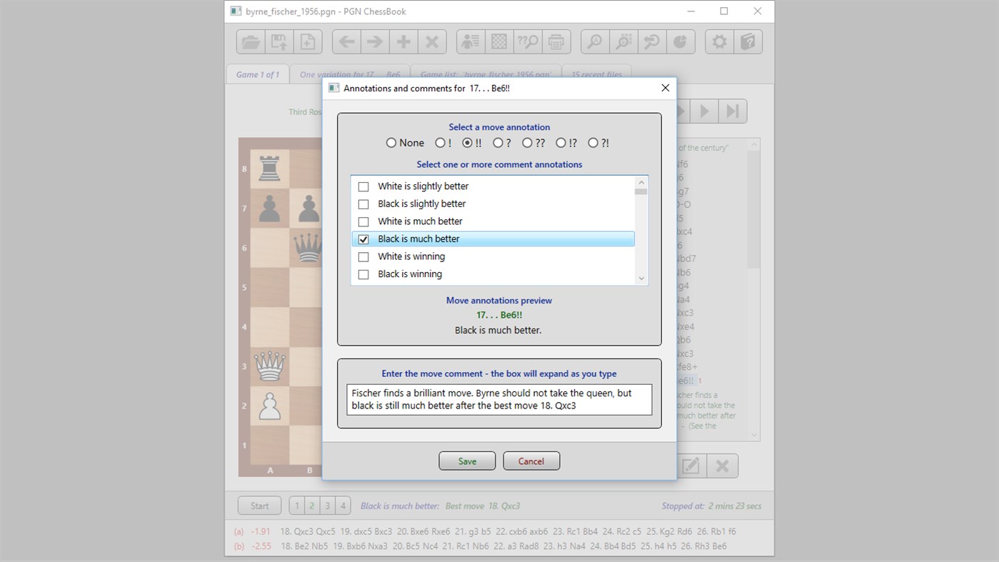 #5. PGN Chess Book (Windows) De: PgnExplorer