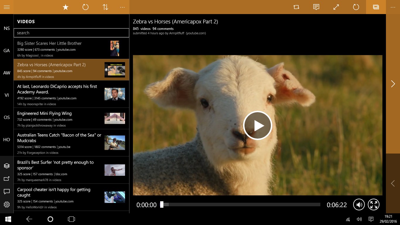Infinity For Reddit For Windows 10