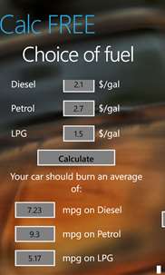 Fuel Calc FREE screenshot 5