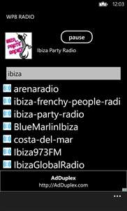WP8 Radio screenshot 3