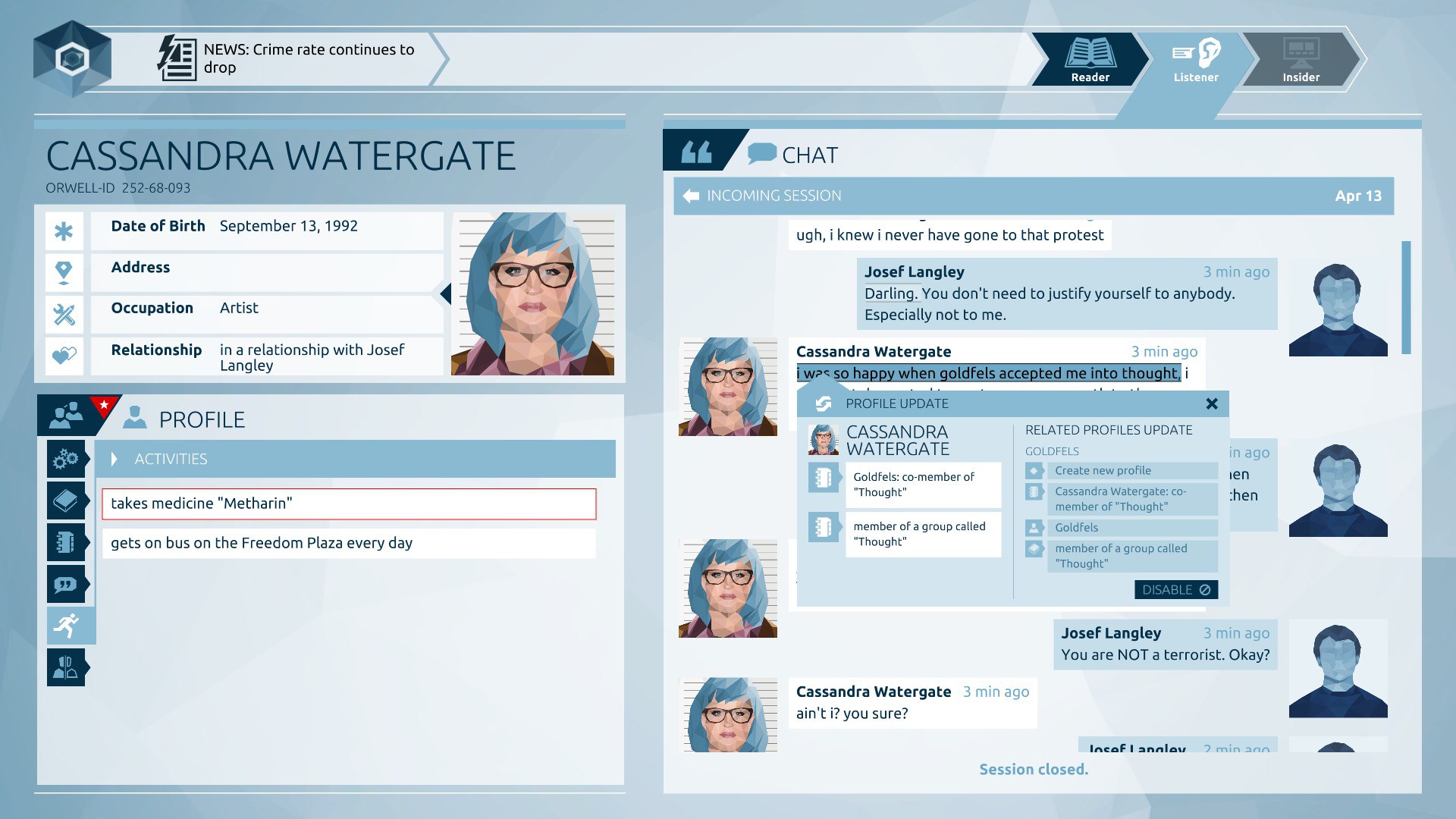 Orwell: Keeping an Eye On You | Xbox | Chiave | Privato