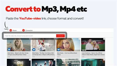 Converter for YouTube. Video and Music Downloader Screenshots 2