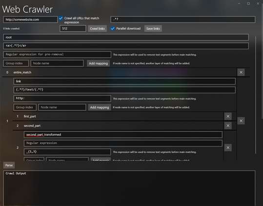 Web Crawl Utility screenshot 2