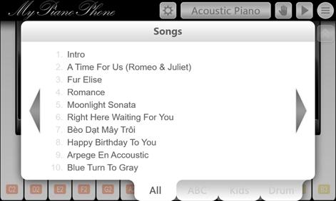 My Piano Phone Screenshot