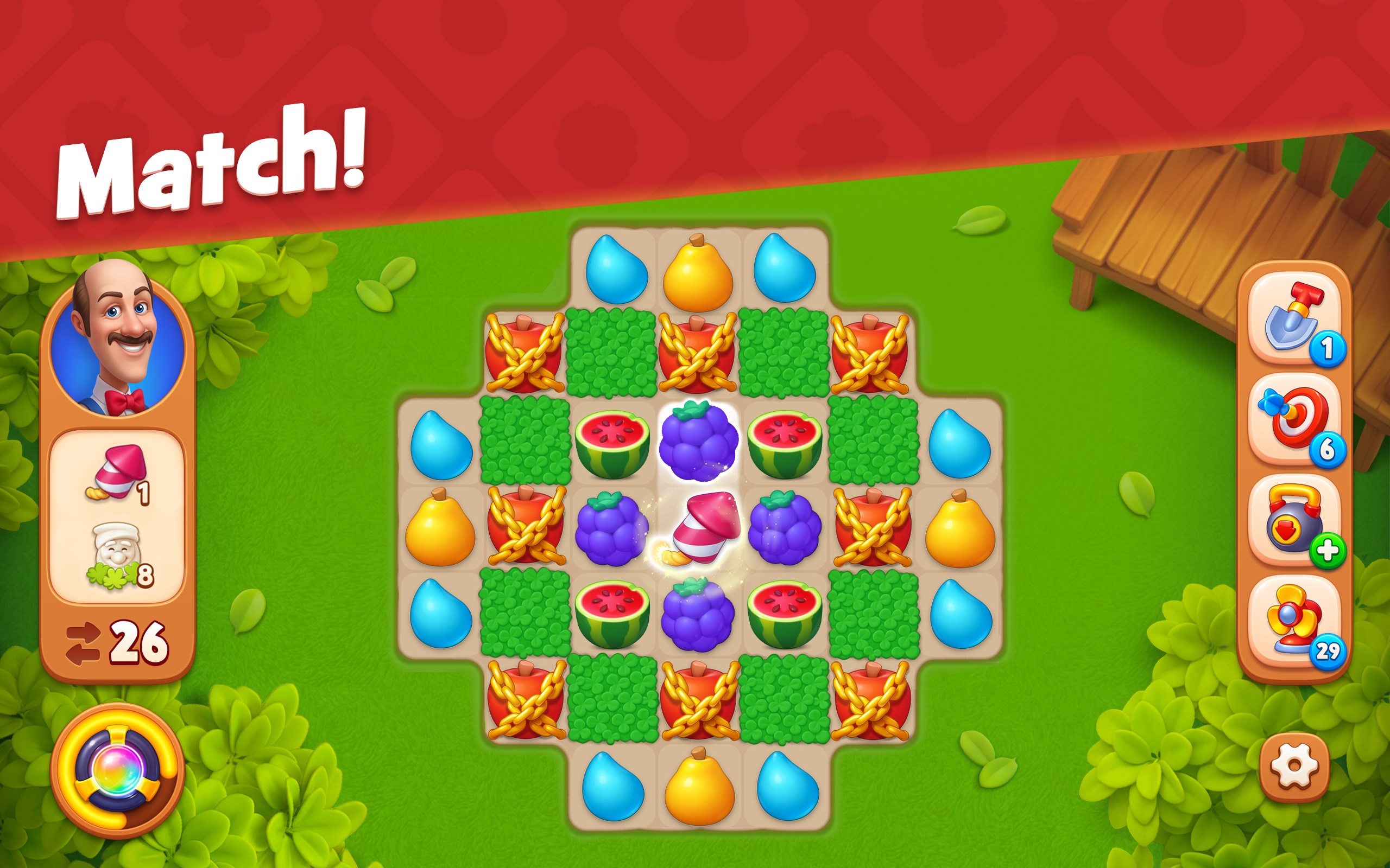 Gardenscapes screenshot
